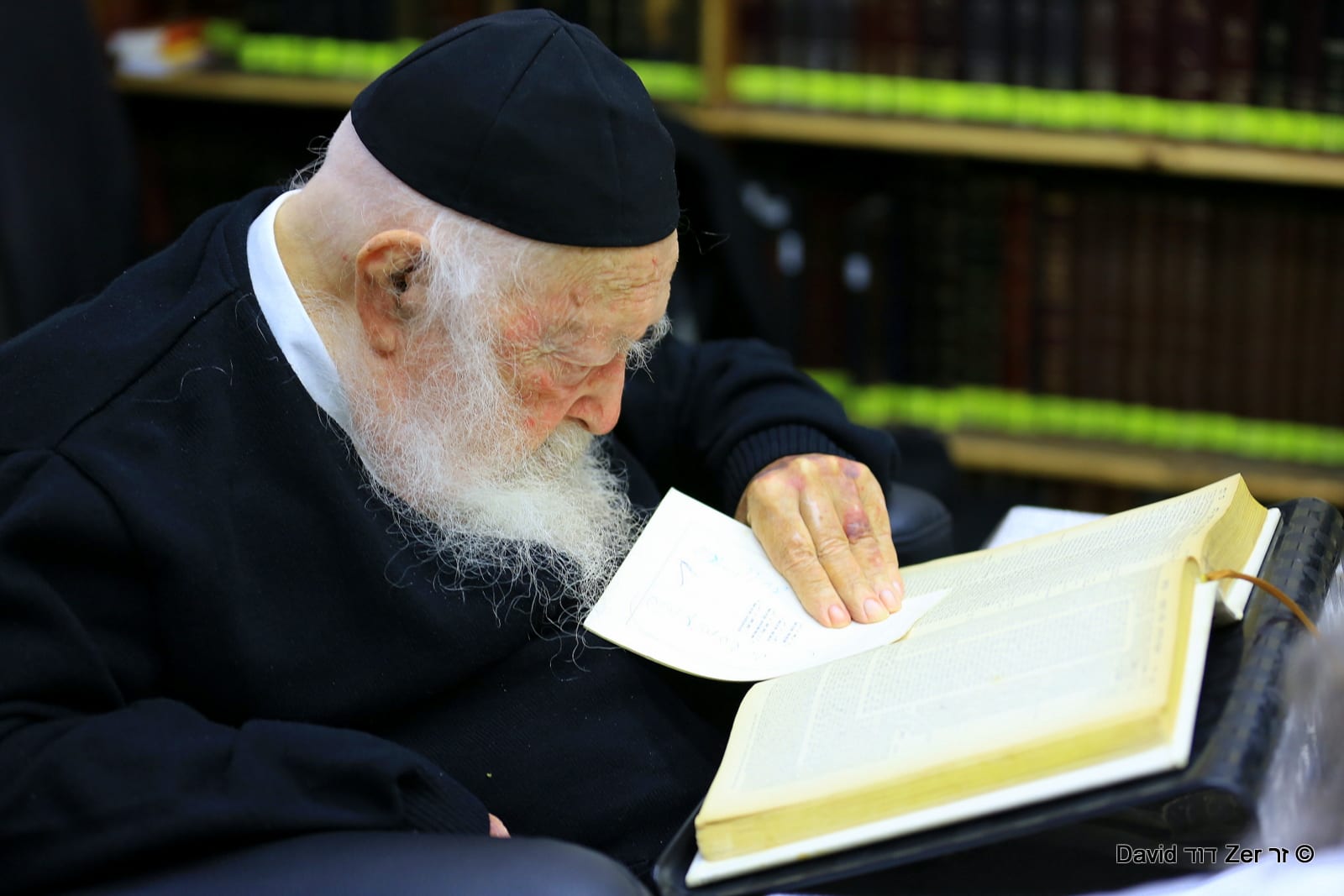 Watch: One minute of Maran Shlita immersed in learning!