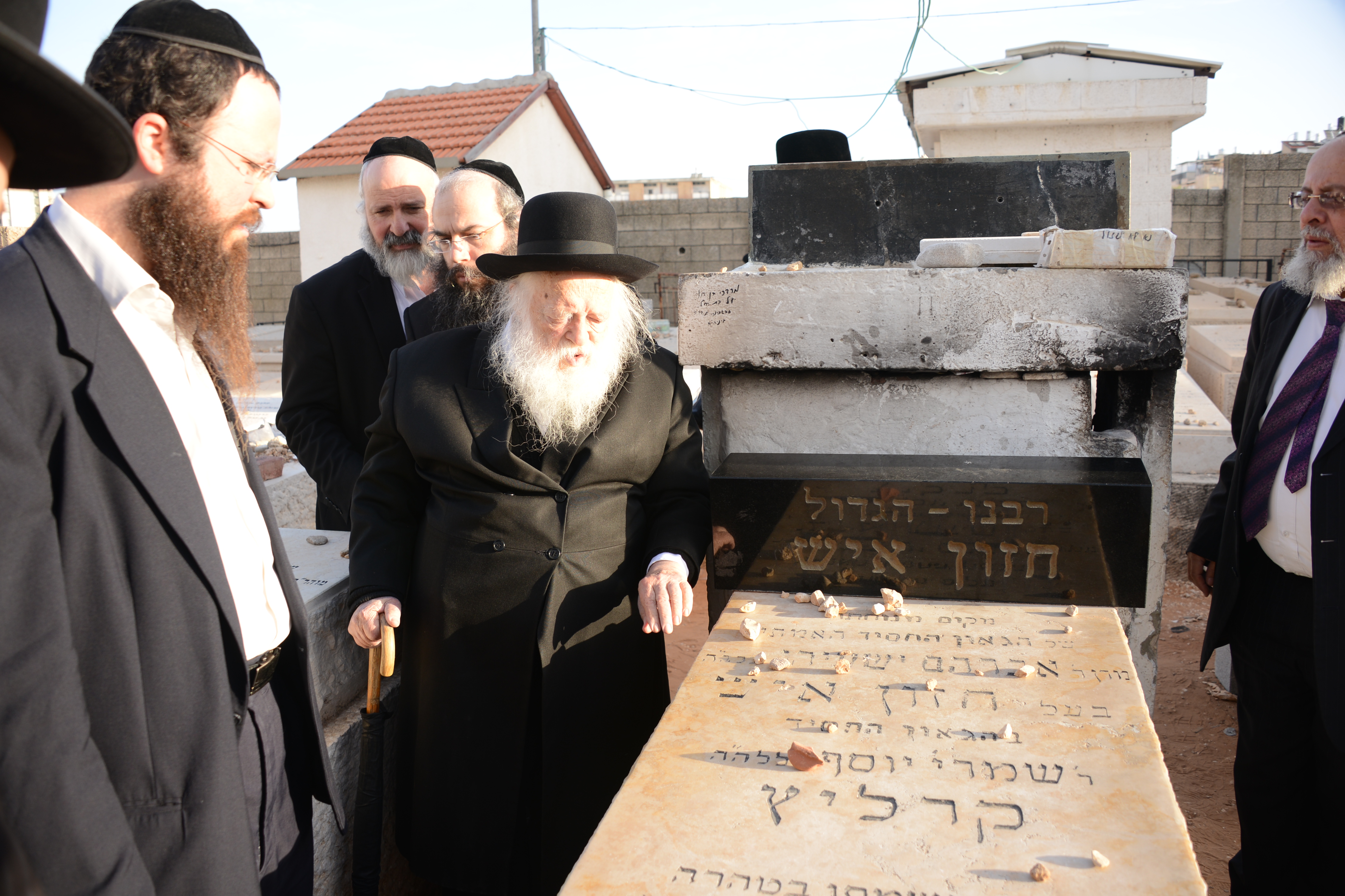 “Yahrtzeit of Maran the Chazon Ish, of blessed and righteous memory”